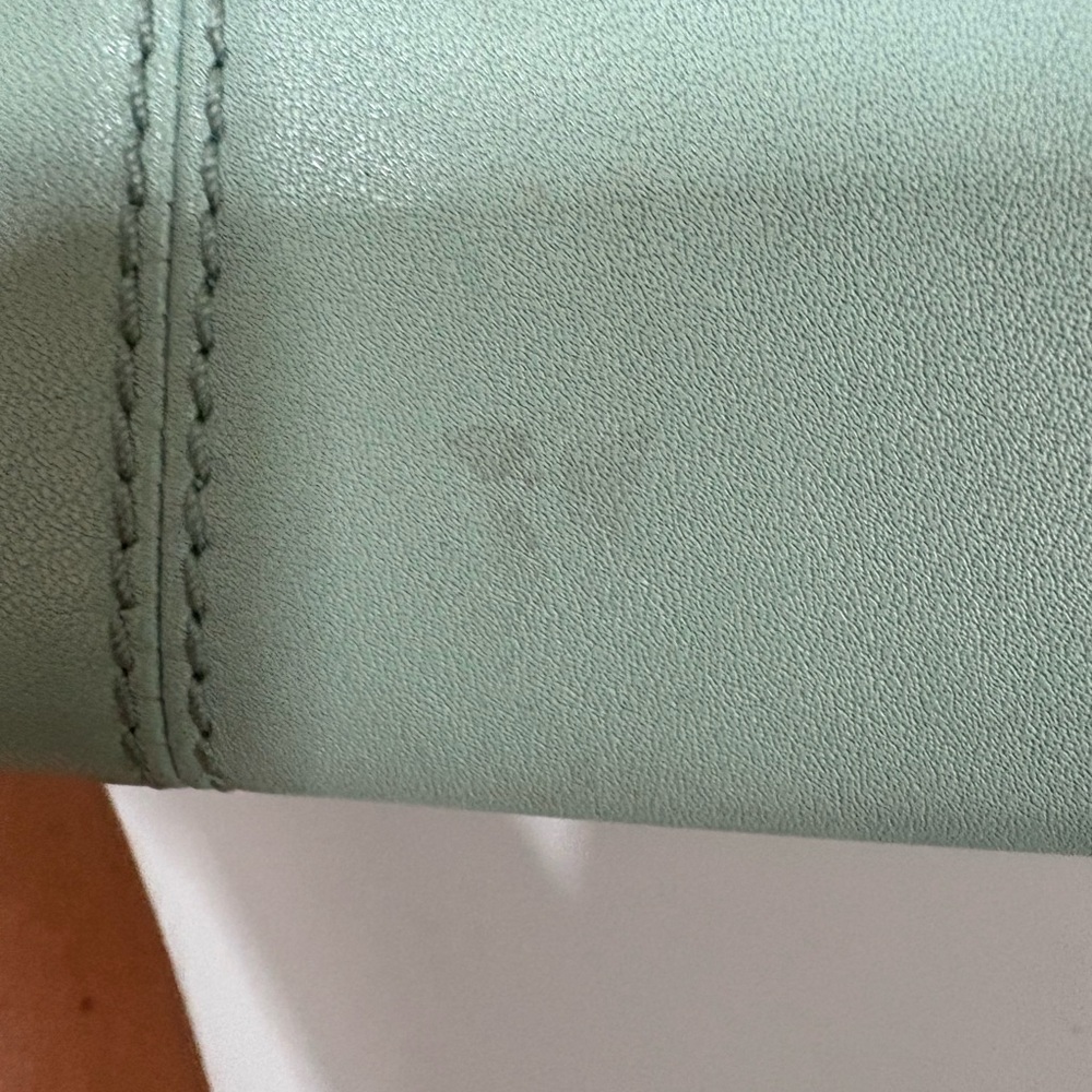 Coach Light Blue Seafoam Leather Women's Wallet - Picture 8 of 8
